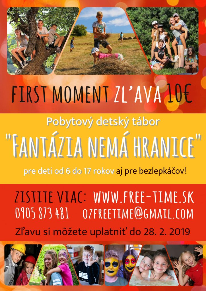 zľava na detský tábor Fantázia