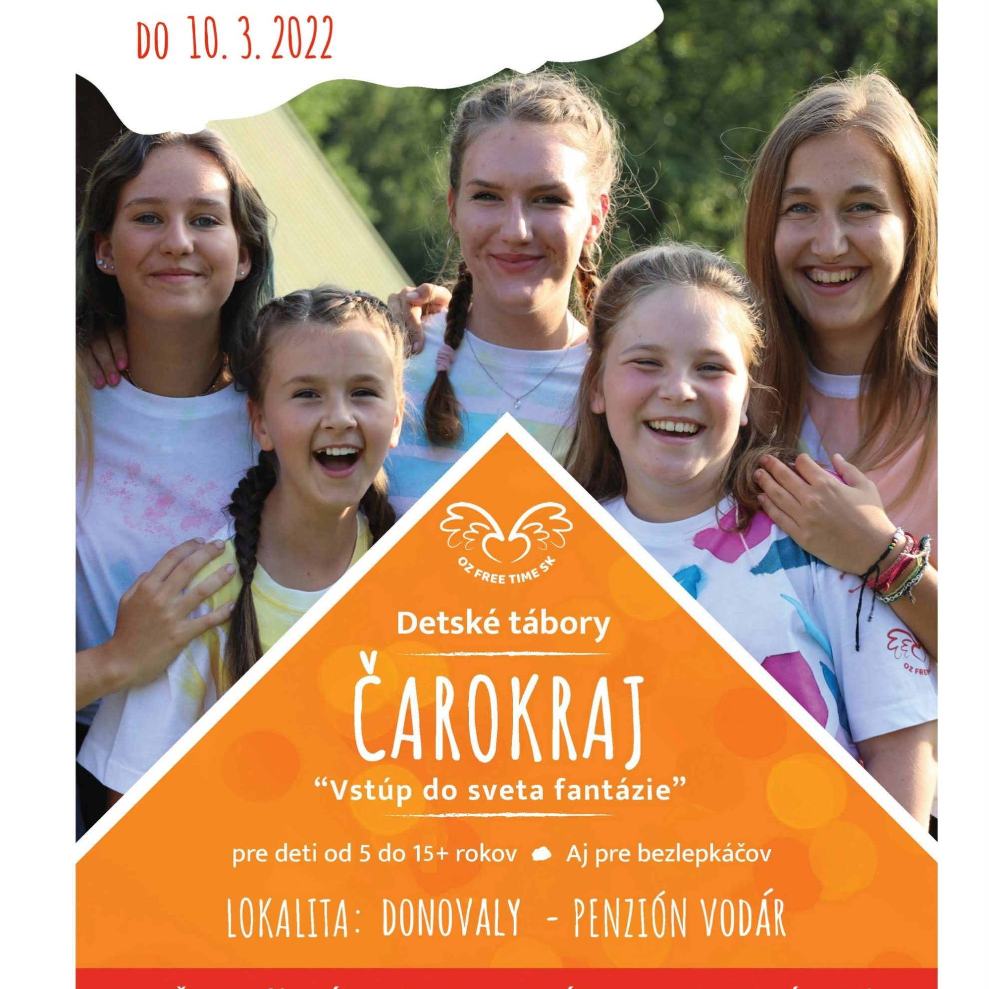 Detský tábor Čarokraj s OZ FREE TIME SK